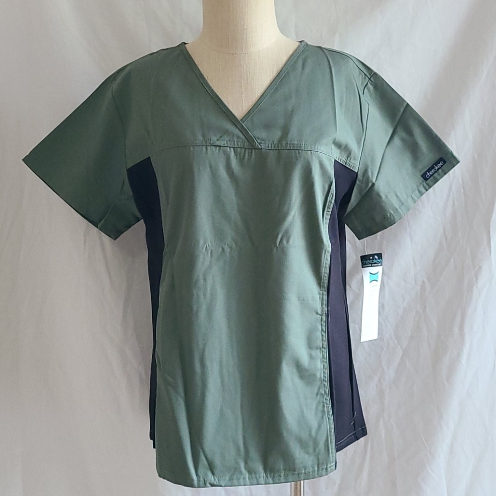 Cherokee Felxilbes Scrub V neck 2875 Olive
